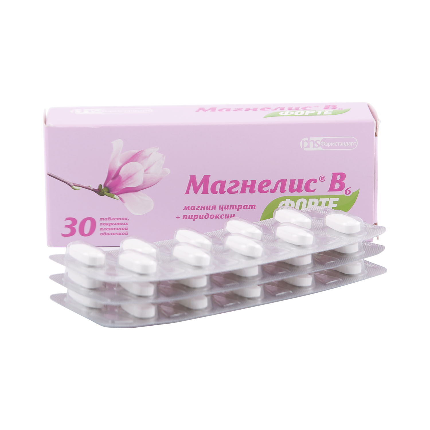 Магнелис B6 форте таб.п о плен. №30