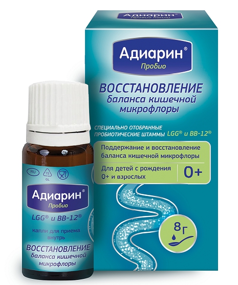Адиарин Пробио масляные капли флакон с капельницей 8г