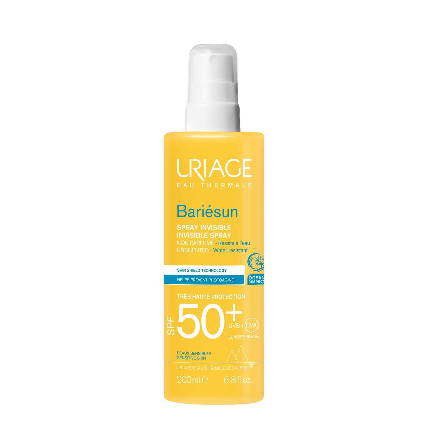 Урьяж Барьесан спрей б ароматизаторов SPF50+  200мл