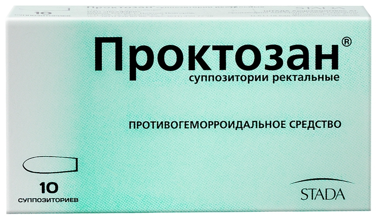 Проктозан ректальн.свечи №10
