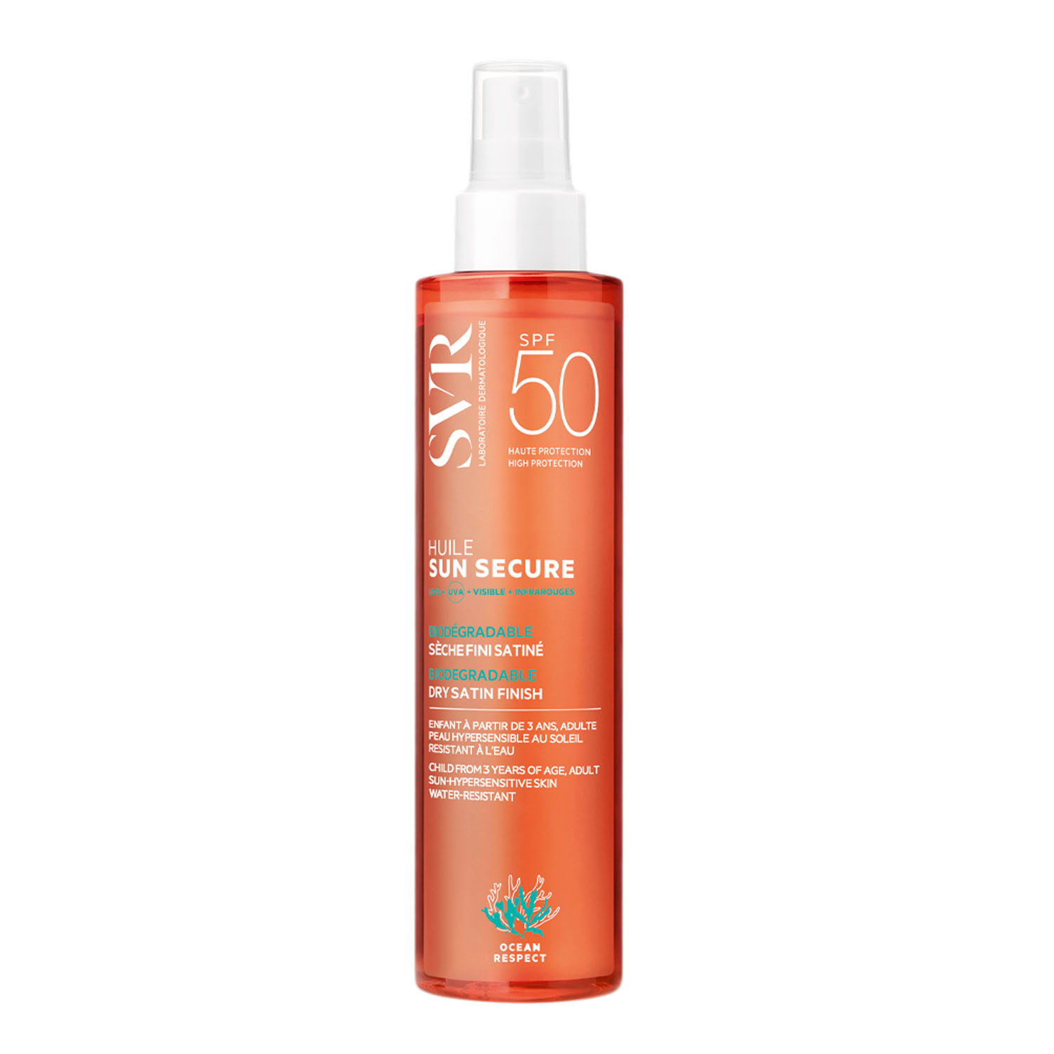 СВР Безопасное солнце масло сухое для лица и тела SPF50 200мл 1029616