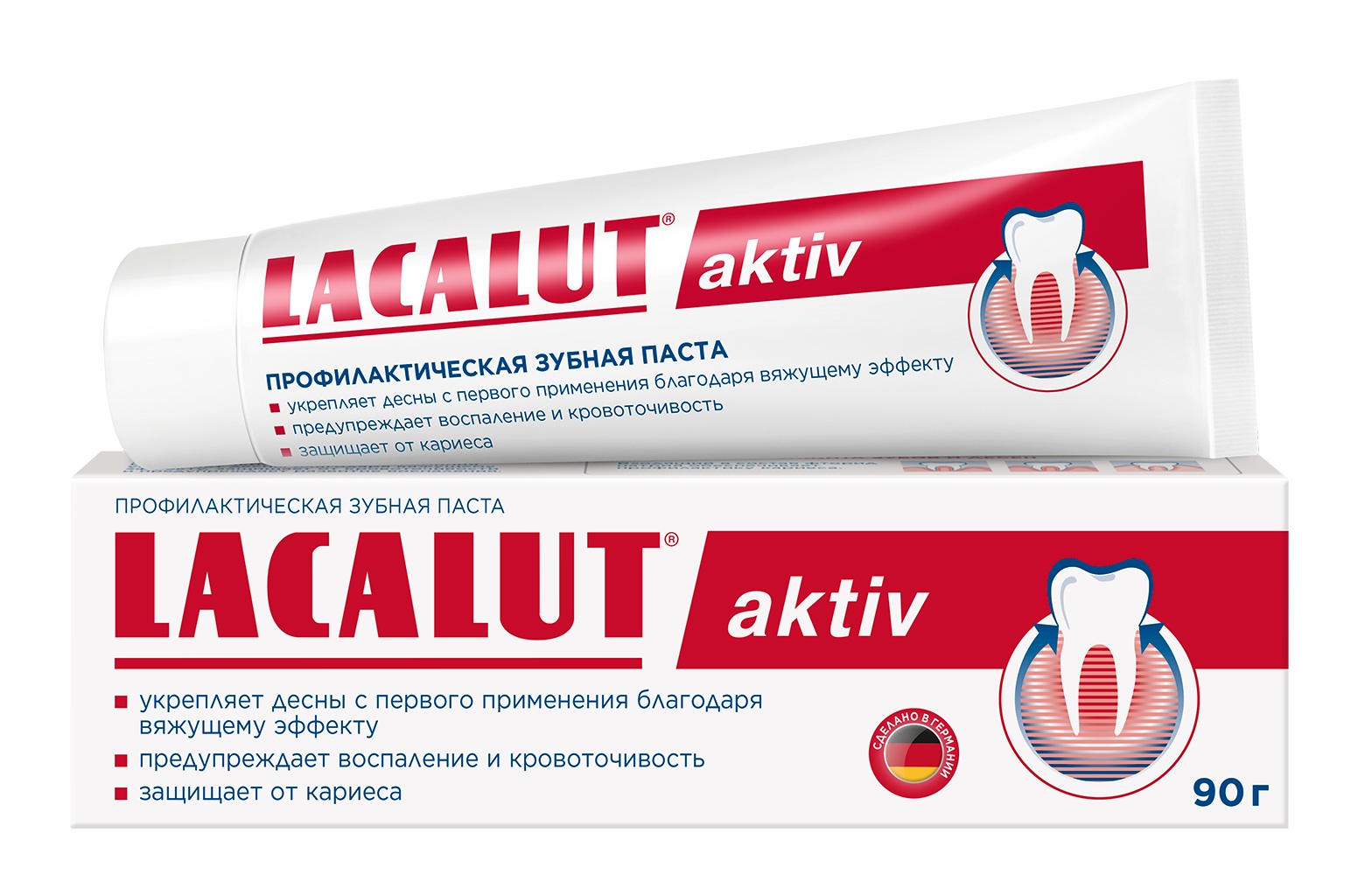 Лакалют паста зубная Актив 90г