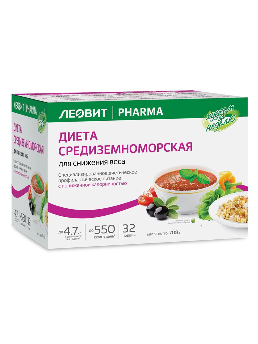 Худеем за неделю кейс Средиземноморская диета