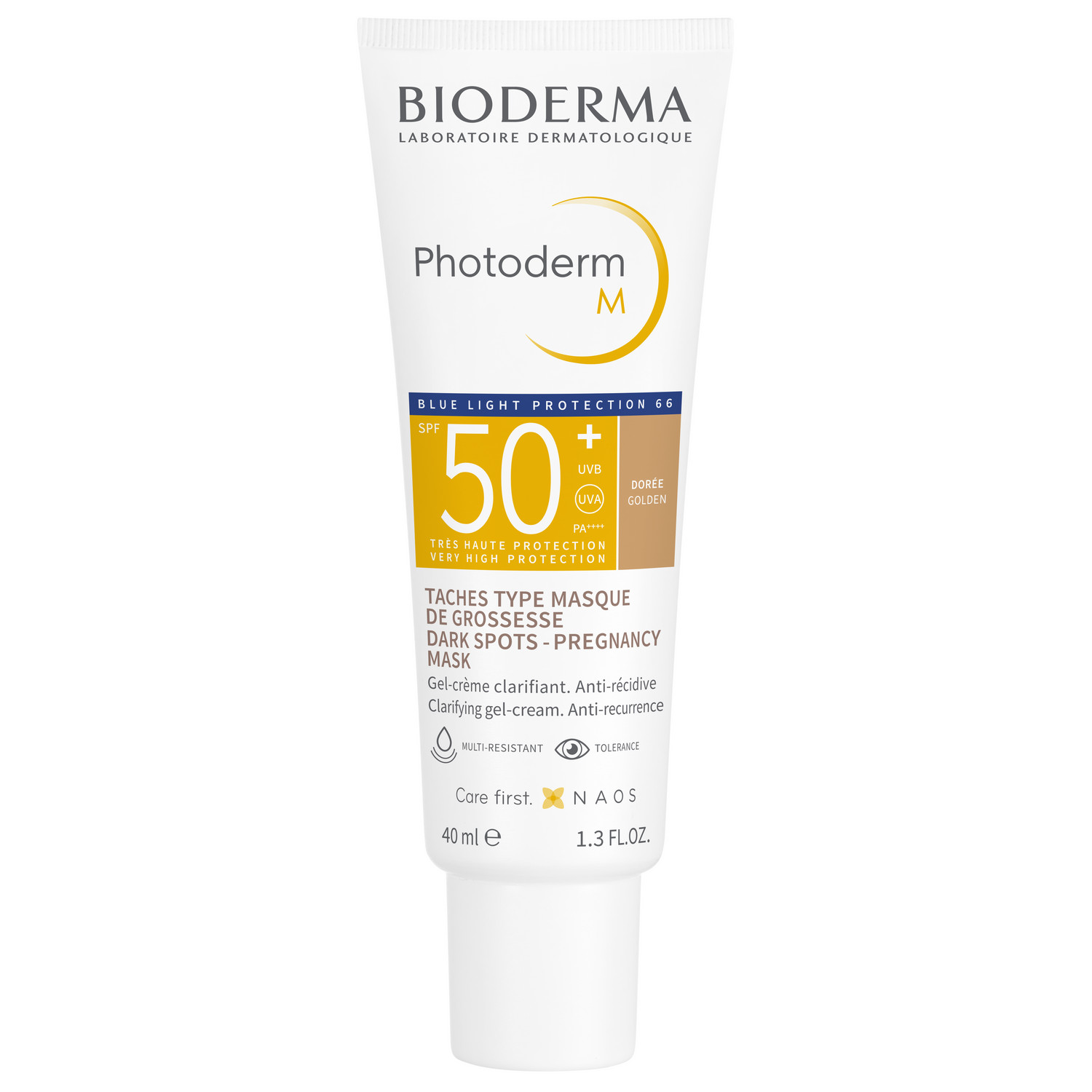Биодерма Фотодерм крем-гель солнцезащитный M SPF50+ 40мл темный оттенок