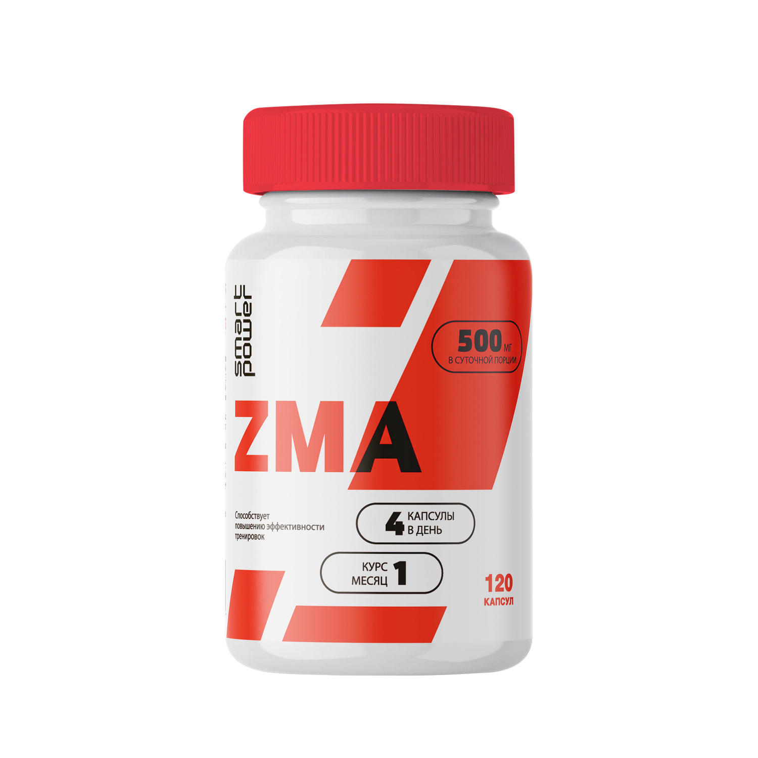 Смарт Пауэр ZMA цинк магний B6 капс. №120