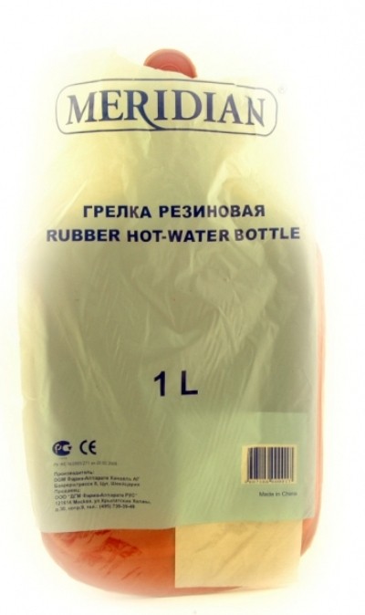 Меридиан грелка резиновая 1л