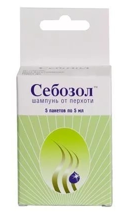 Себозол шампунь против перхоти 5млх5