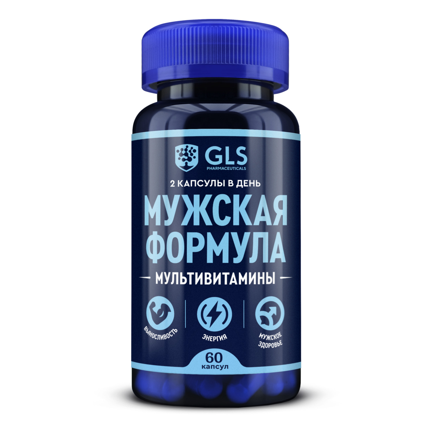 GLS мужская формула мультивитамины капс. 440мг №60