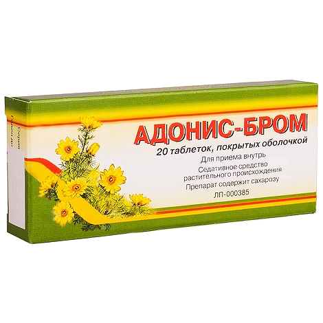 Адонис-бром таб.п о №20