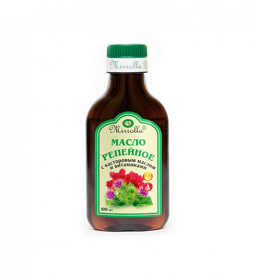 Миролла масло репейное касторовое масло 100мл