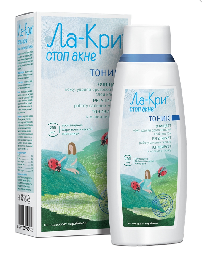 Ла-кри стоп акне тоник 200мл