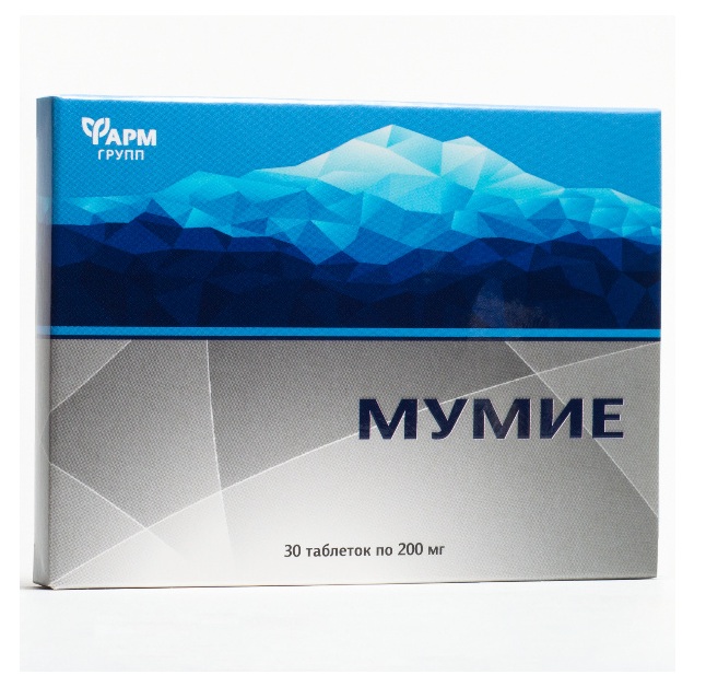 Мумие таблетки 0,2г №30