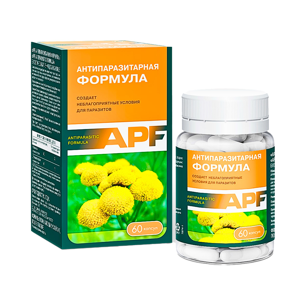 АПФ антипаразитарная формула капс 0,4 N60 БАД