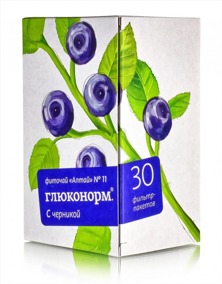 Алтай фиточай №11 Глюконорм черника 2г №30