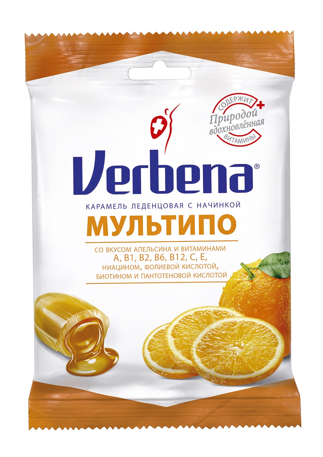 Вербена карамель Мультипо мультивитамины 60г