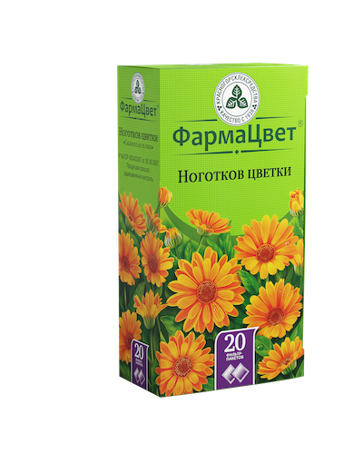 Ноготки (календула) цветки ф п 1,5г №20