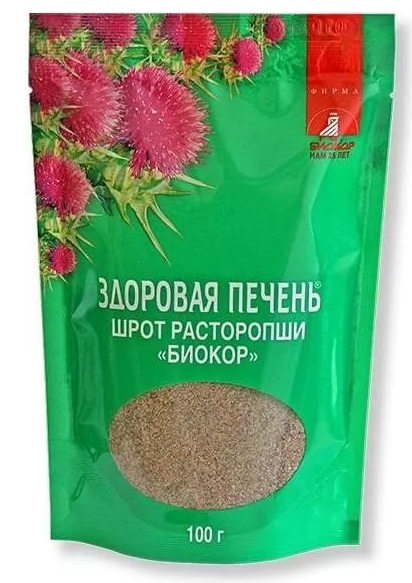 Расторопши пятнистой шрот 100г