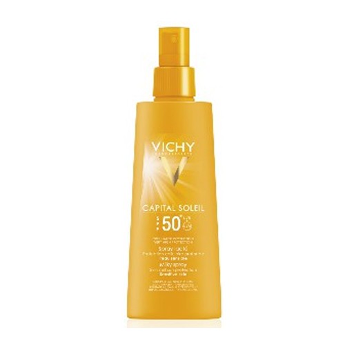 Виши Капиталь Солей спрей д тела солнцезащитный SPF50+ 200мл M2978001