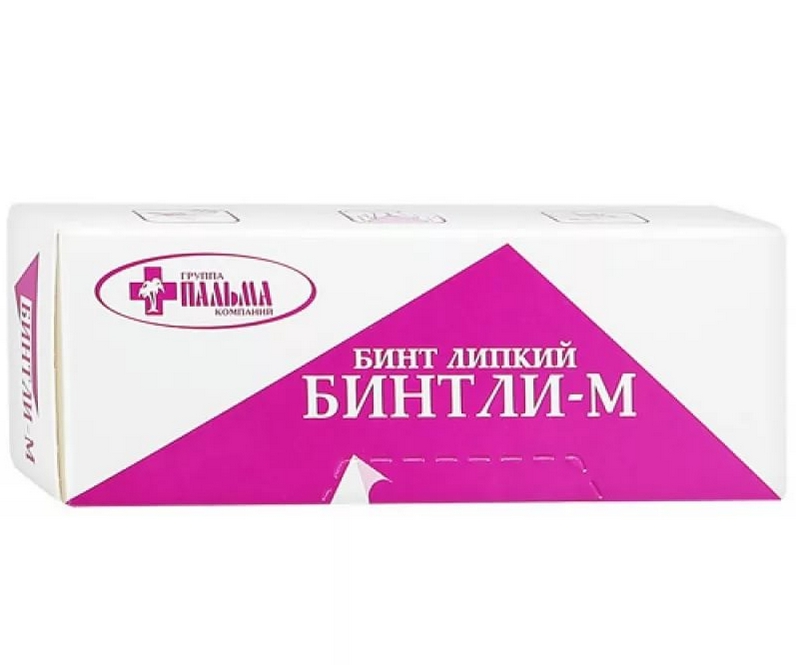 Бинт липкий Бинтли-М 10х200см