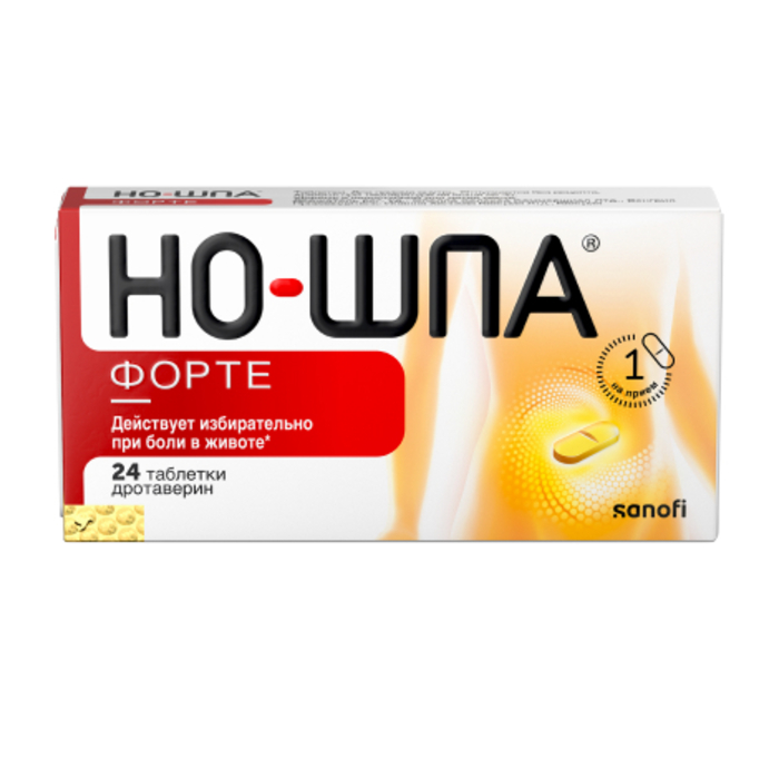 Но-шпа форте таб. 80мг №24