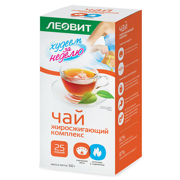 Худеем за неделю чай ф п Похудин жиросжигающий комплекс 2г №25